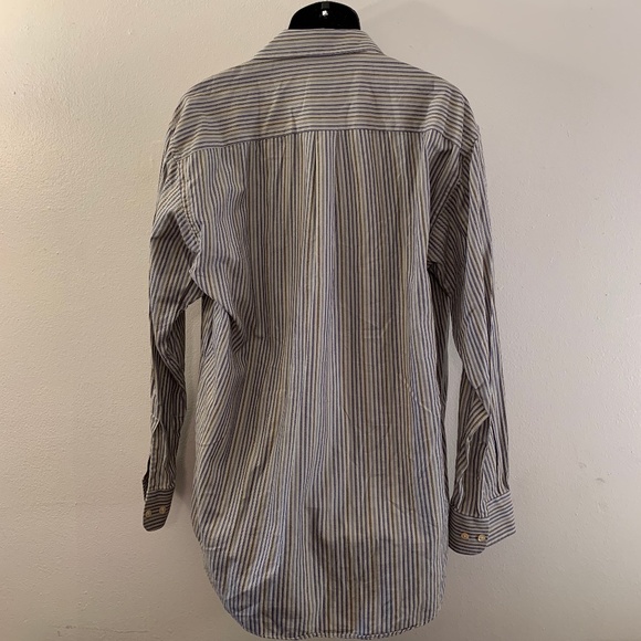 Burberry Variable Stripe Shirt Large RARE style Men